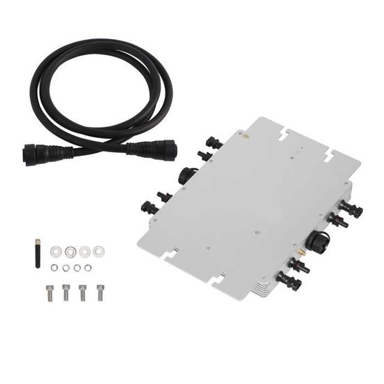 Onduleur Grid Tie 1000W MPPT - DC 10.8-30V To AC 220V, Pure Sinus, Pour Panneaux Solaires 12V/24V