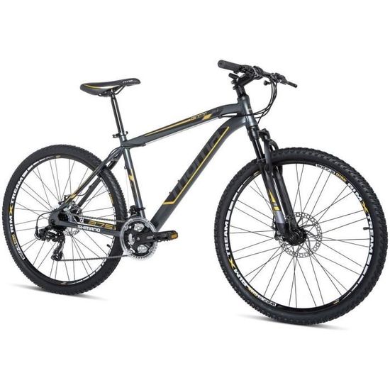 Vélo VTT MOMA BIKES GTT 27" Aluminium SHIMANO 24 Vitesses Freins à disques Suspension avant (Taille M/L)