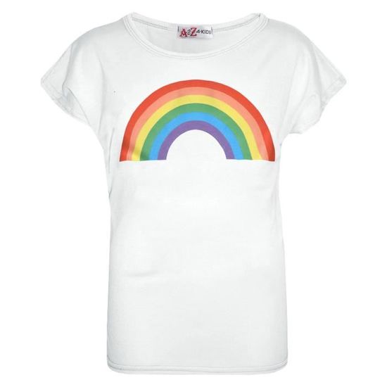 T-shirt pour fille avec motif étoilé - Manches courtes