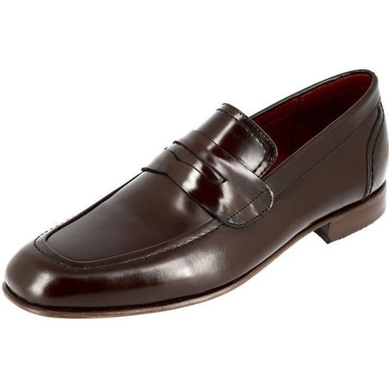 Escarpins Clarks Femme En Cuir Verni Marron - Double Bride, Talon Cubain 3,5 Cm, Taille UK 7