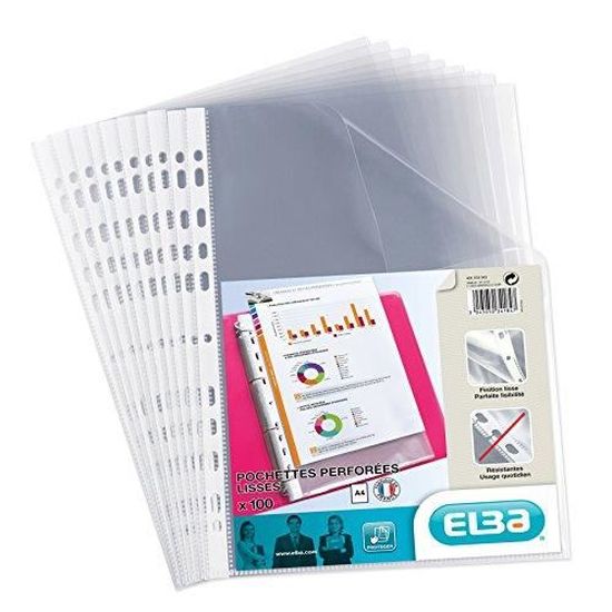 Pochettes Perforées – 100 pcs – 50 microns – Incolore – Purple main image 0