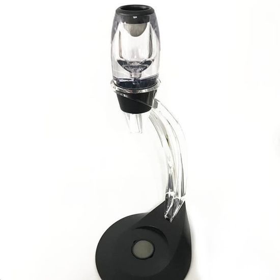 Carafe à Vin Avec Chambre De Refroidissement Intégrée - Décanteur Ergonomique En Verre Pour Saké, Vin Et Boissons Froides - 9