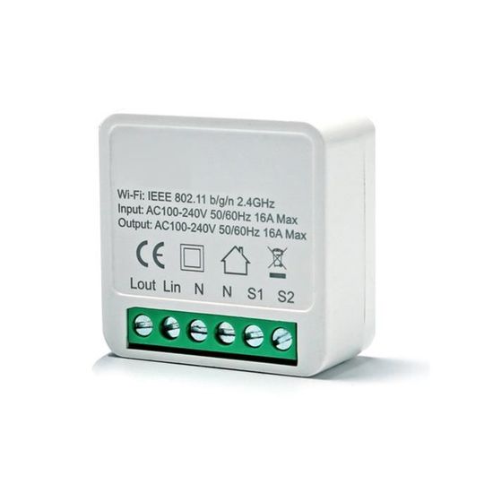 Smart Switch WIFI Light Switch Disjoncteur Module TéLéCommande ...