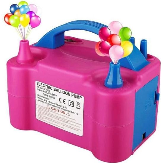 Pompe à Ballon Électrique Portable JOYSKY - Gonfleur Rapide Pour Ballons Anniversaire, Fêtes Et Décorations - Puissance 18W