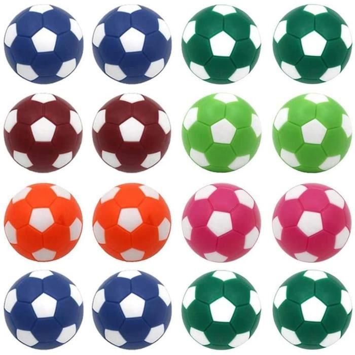 Nrpfell Lot de 16 Balles de Remplacement pour Baby-Foot de Baby-Foot Balle de Jeu de Table ColoréE de 32 Mm 