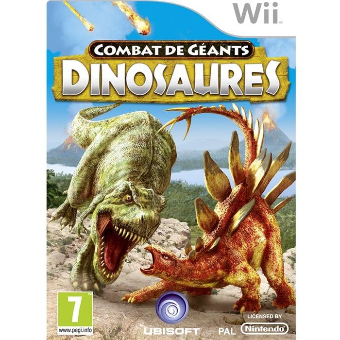 COMBAT DE GEANTS DINOSAURES Wii Cdiscount Jeux vidéo