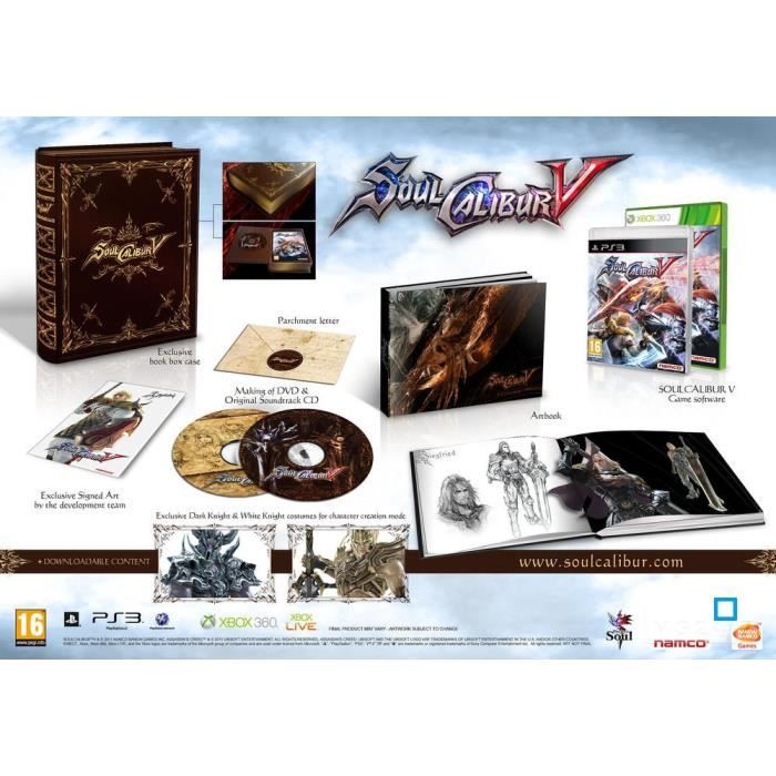 SoulCalibur V Xbox 360 – Region Free – Bon état – Avec Steelbook G1