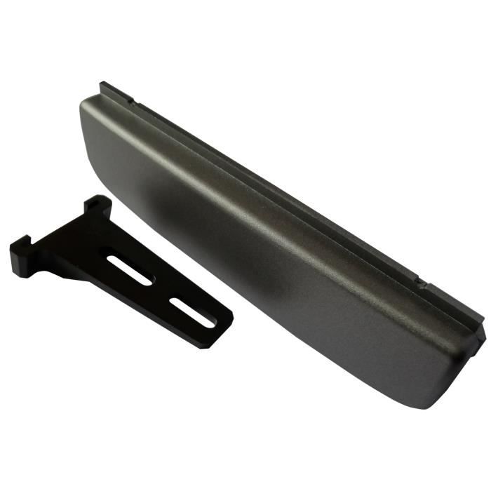 Aerzetix: Adaptateur Autoradio Façade Cadre gris anthracite pour Ford Escort Focus Fiesta Puma Mondeo Cougar Scorpio Ranger Connect