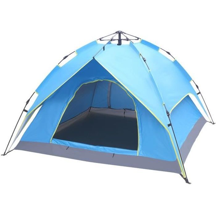 Pop up -Tente de Camping Etanche Double Couche 2-3 Personnes
