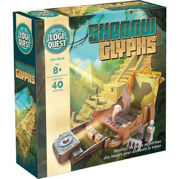 Logiquest | Shadow Glyphs | Jeu de société | À partir de 8 ans | 1 joueur