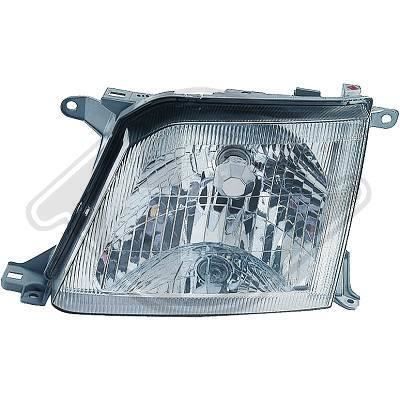 6672882 Feu phare droit ( cote passager ) pour TOYOTA Land cruiser de type J9 de 2000 a 2002 Look Origine