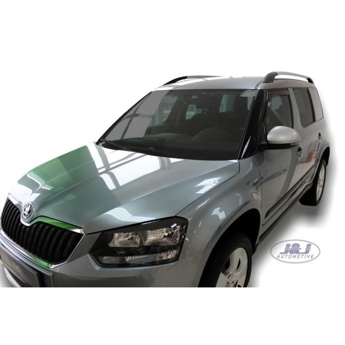 - Deflecteurs d'air Déflecteurs de vent Compatible avec SKODA YETI 5 portes 2009-prés 2pcs