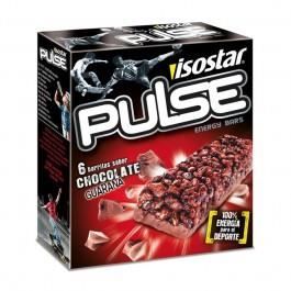 Barres Isostar Pulse Guarana chocolat (6x23gr.)