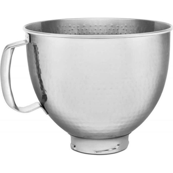 KITCHENAID - Bol de 4,8l inox pour robot pâtissier - 5KSM5SSBHM