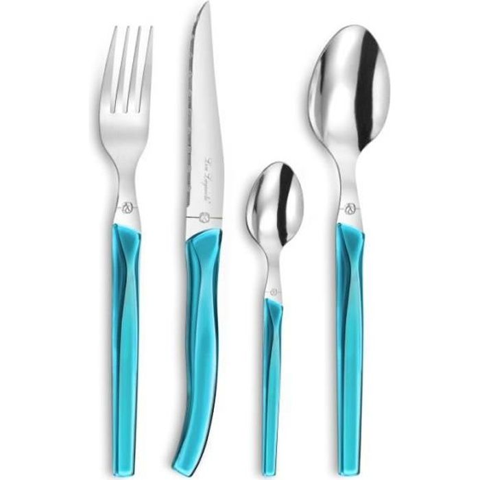 Rising Sun Turquoise - Ménagère 24 pièces