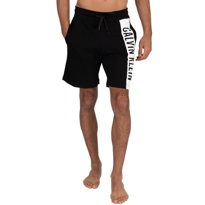 Calvin Klein Pour des hommes Short en jersey moyen, Noir