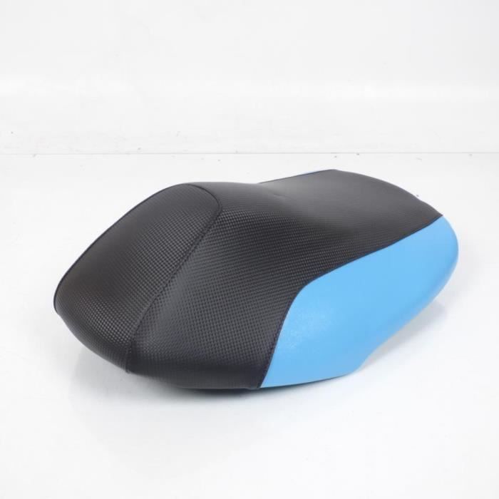 Selle pilote One scooter MBK 50 Nitro noir imitation carbone et bleu Neuf