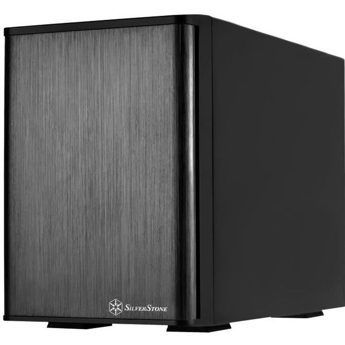 SilverStone SST-TS431U-V2 - Boîtier disque dur externe USB 3.1 Gen1 e-SATA avec 4 baies de stockage, pour HDD ou SSD 3.5 pouces, noi