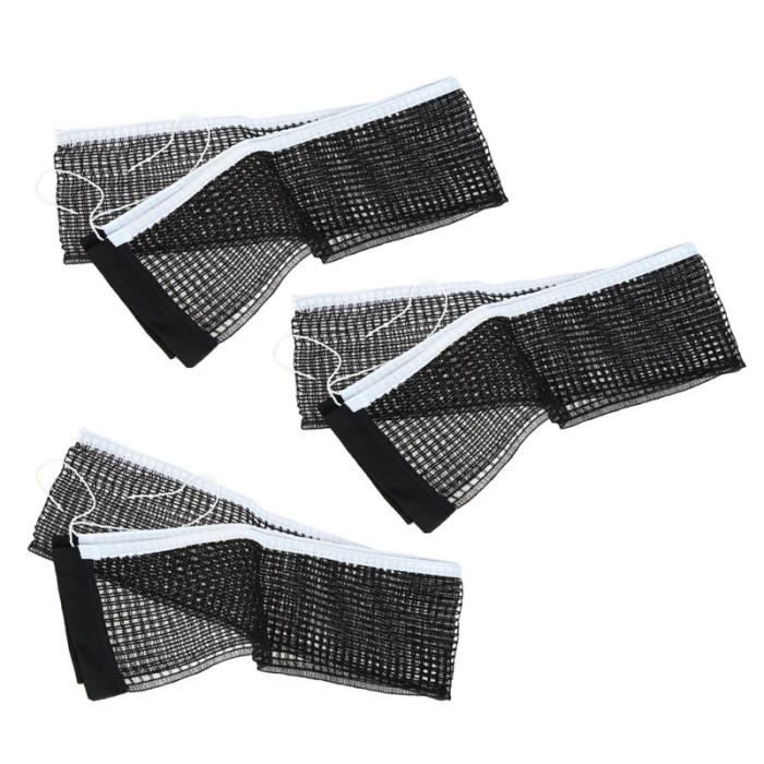 Filet de rechange de tennis de table en nylon de filet de ping-pong de 3PCS pour l'extérieur
