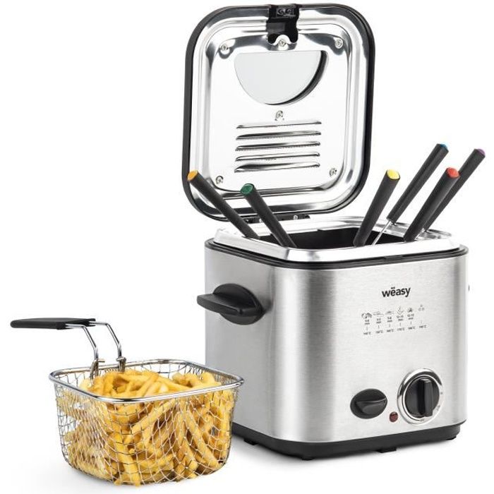 FRITEUSE + Appareil à FONDUE 2 EN 1 1.2l TB600