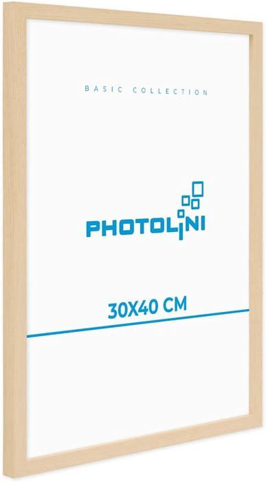 ByMoris Cadre Photo Bleu Foncé 30 X 49 Cm – Verre Acrylique Incassable Antireflet, Toutes Tailles Sur Mesure Made In Germany