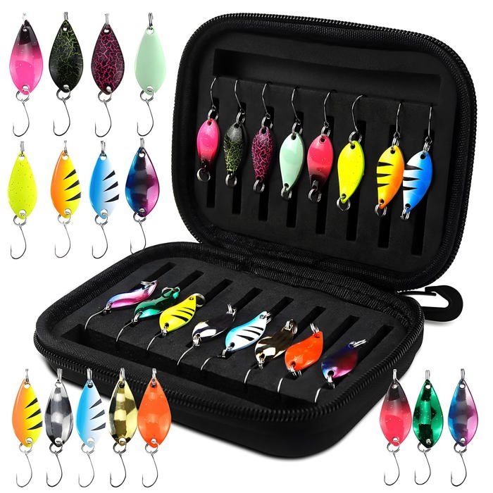 Leurres 1 pcs toupies, Spinnerbaits, cuillères truite Spinner kit