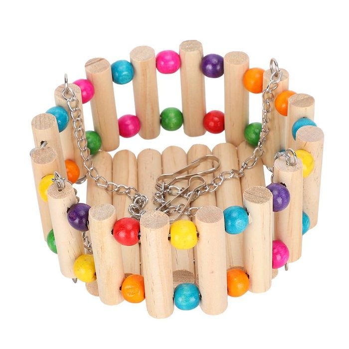 Comparer les prix de Hamac en bois pour lapin chinchilla cage à hamster jouet suspendu balançoire jouet à mâcher pour animaux de compagnie