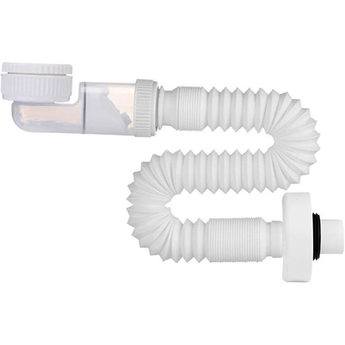 Flexible Siphon De Lavabo Extensible - Anti-Odeurs, Réglable Jusqu'à 80cm, Pour Cuisine, Salle De Bain, Camping-Car - 8