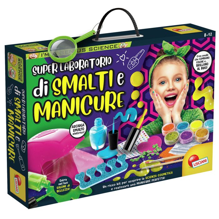 Kit de manucure pour enfants - Lisciani 97395 - Multicolore - À partir de 8 ans - Créatif et dadresse