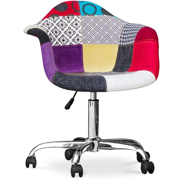 Chaise de bureau Emery - Patchwork Ray Multicolore