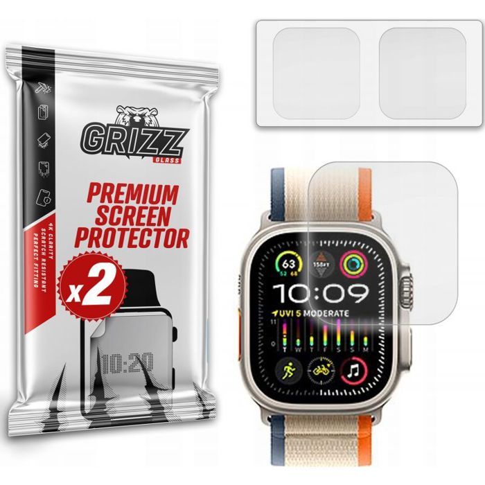 Film de protection montre connectee Grizzglass PaperScreen film mat pour Apple Watch Ultra 2