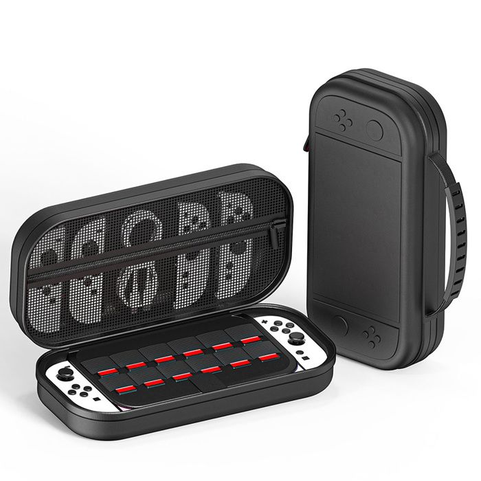 Étui de Transport pour Nintendo Switch 2 Housse Sacoche à Coque Rigide Antichoc Pochette avec Rangement Jeux & Accessoires - vue 2