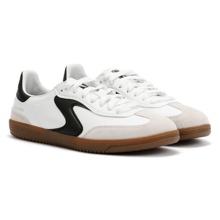 Skechers Skechers Hotshot Kickoff Baskets Blanches En Cuir Pour Femmes