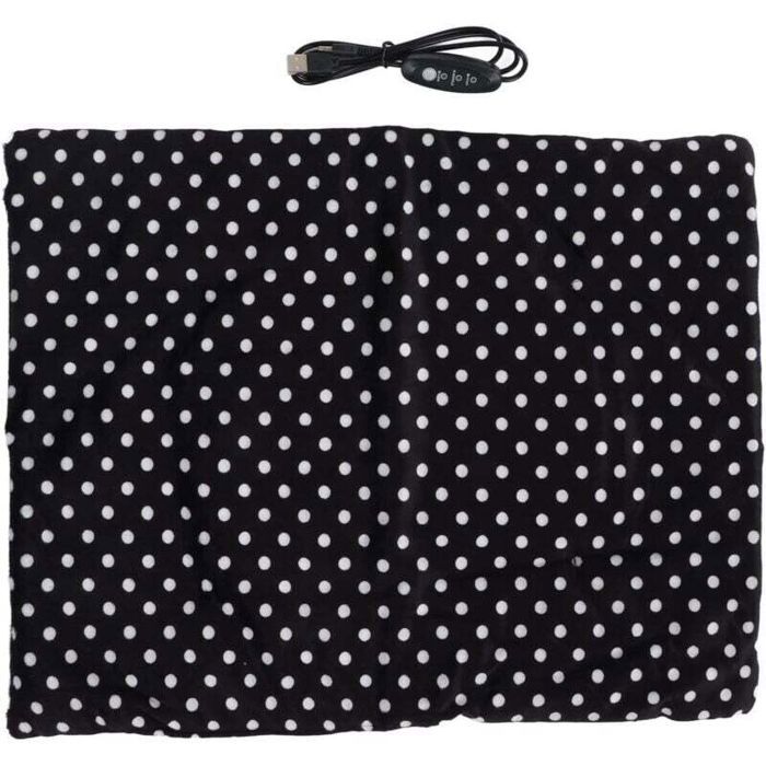 Coussin chauffant rechargeable USB pour animaux de compagnie trois niveaux de température réglables coussin chauffant pour chats