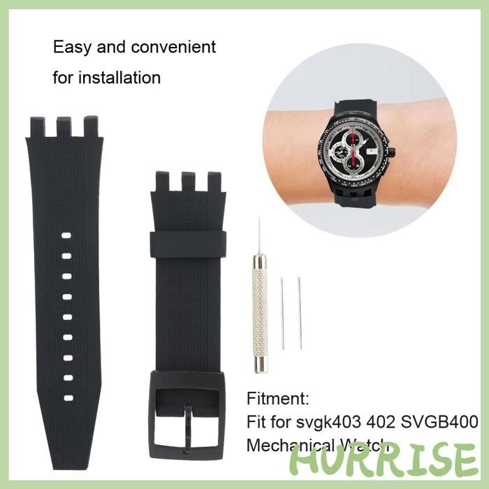 Garosa Bracelet de montre Broche En Silicone Boucle De Montre Strap Fit Pour Svgk403 402 SVGB400 Pièce FR bijoux outils