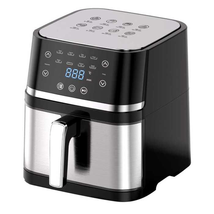 Air Fryer LVTETIA BW-8011D Friteuse sans huile capacité 65L porte design métal 1350W fonction vapeur - Lvtetia