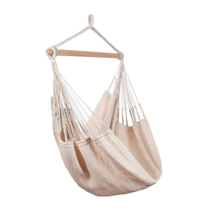 Chaise hamac simple - Nature & Découvertes : Chaise hamac Farolita - Beige