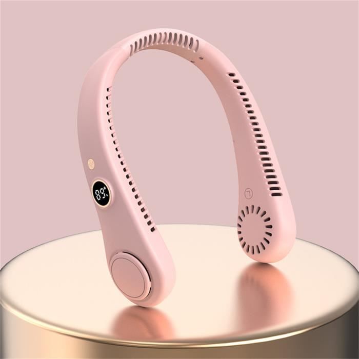 Ventilateur de cou,Display White--Xiaomi Ventilateur portable sans lame