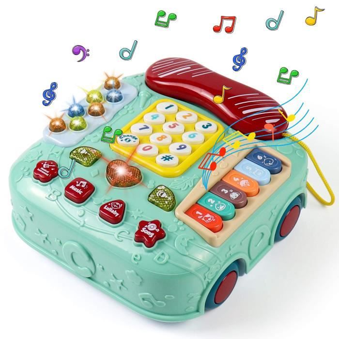 1 Pièce Jouet De Téléphone Fictif Multifonctionnel D'éducation Précoce De  Sons Et De Musique Pour Enfant [couleur Aléatoire], Mode en ligne