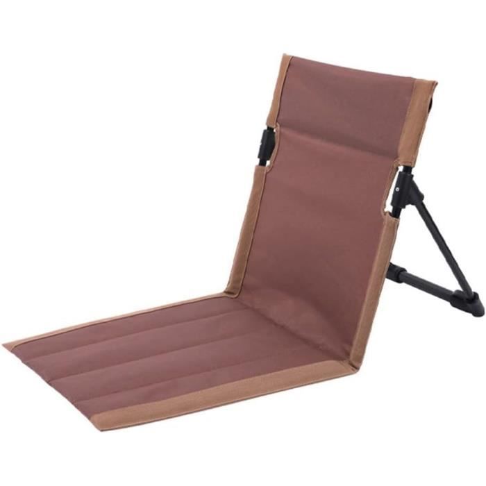 tapis de plage pliable pour chaise longue, tapis de jardin, chaise de plage, tapis de chaise de jardin, dossier réglable,marron