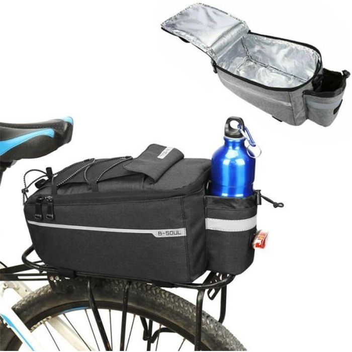 Sac universel de Siège Arrière de Vélo Vélo Accessoires Noir SACOCHE VELO 0U060I01