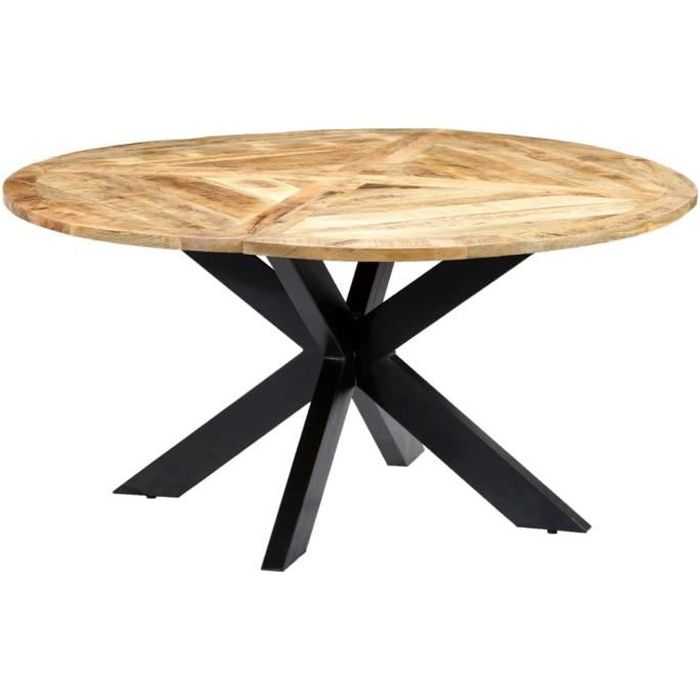 Table Salle A Manger Ronde En Bois Achat Vente Pas Cher