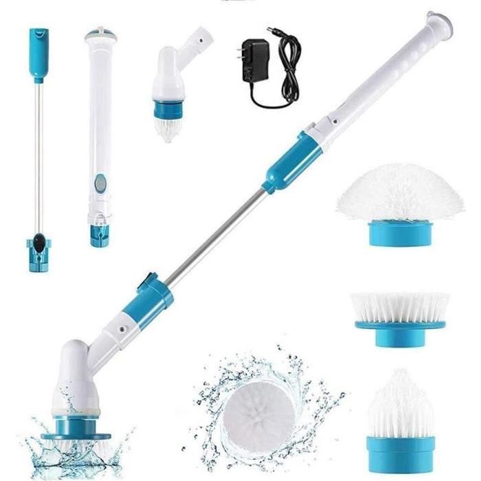 Brosse de Nettoyage Électrique Sans Fil, 9 Têtes Remplaçables, Pour