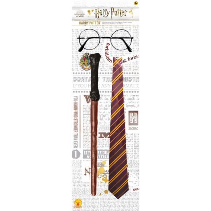 Pack Lunettes Baguette Cravate Harry Potter - Harry Potter
