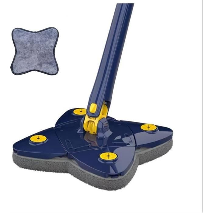 Balai De Nettoyage Rotatif À 360 Degrés, Outil Triangulaire Réglable À