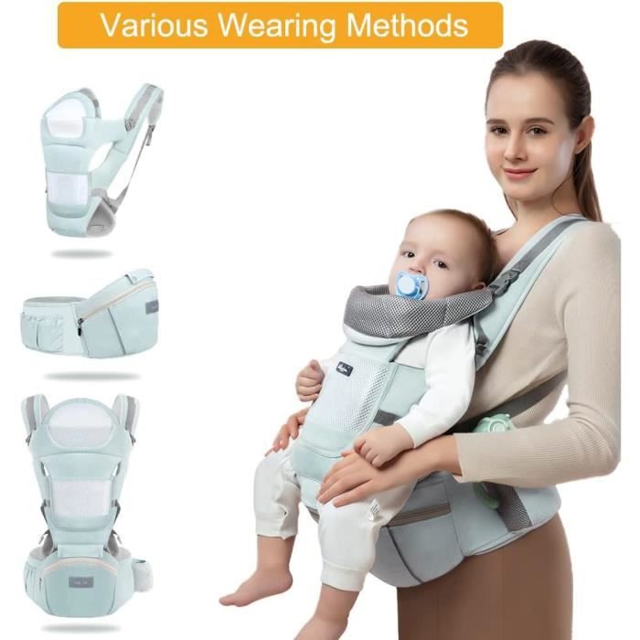 Porte Bebe, Porte Bebe Physiologique,Porte Bebe Randonnée,Réglable Porte  Bébé Randonnée,Ergonomique Porte Enfant Pour Bébé De[P45] - Cdiscount  Puériculture & Eveil bébé