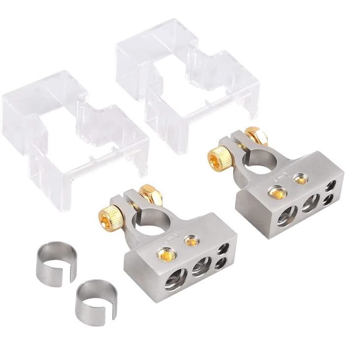 Morsetto Terminale Batteria Auto Con 2 Spessori +/-positivo E - Foto 10