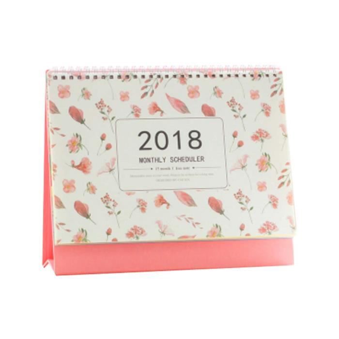 Calendrier Mensuel 18 Joyeux Anniversaire Calendrier 17 18 Annee Scolaire Rose Achat Vente Calendrier Ephemeride Calendrier Mensuel 18 Cdiscount