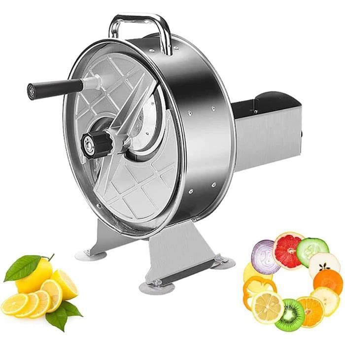 Trancheuse Manuelle, Machine à Coupe Viande Os Légumes Fruits En Acier Inoxydable, Découper Guillotine Multifonctions Pour Ménage Commercial, Effort De Coupe(Size:40cm