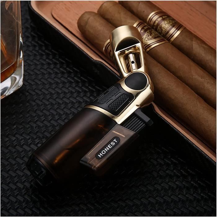 Briquet À Pipe Au Gaz ButaneBriquets Au Butane Rechargeables À Flamme